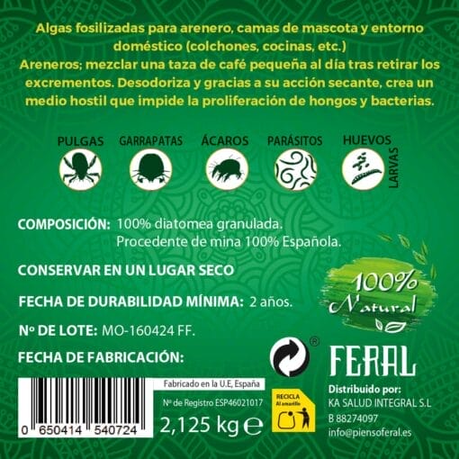 Tierra de Diatomeas Granulada